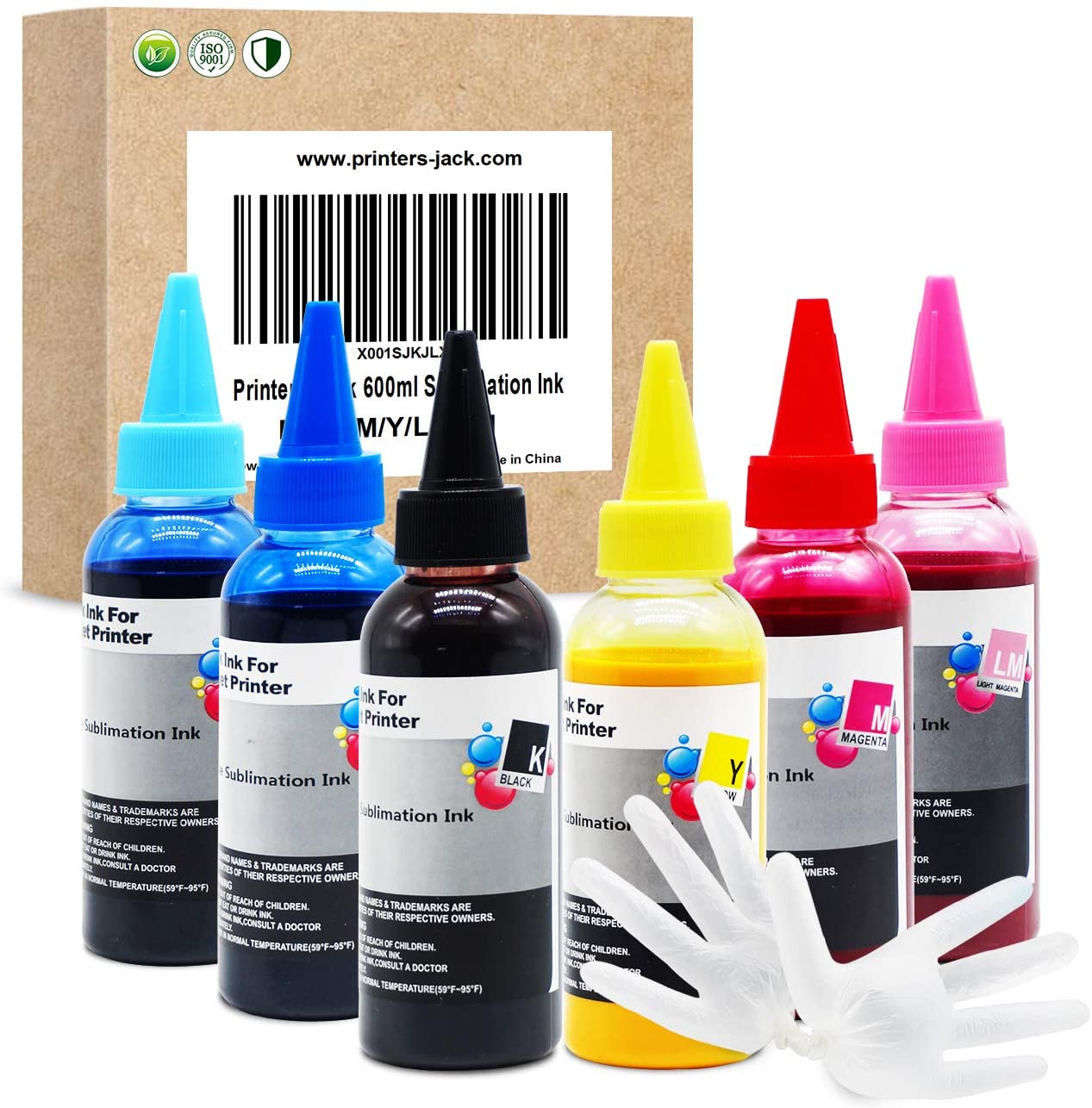 Multi-Color Printers Jack 600ml Sublimation Ink Press Heat Transfer In –  printers-jack