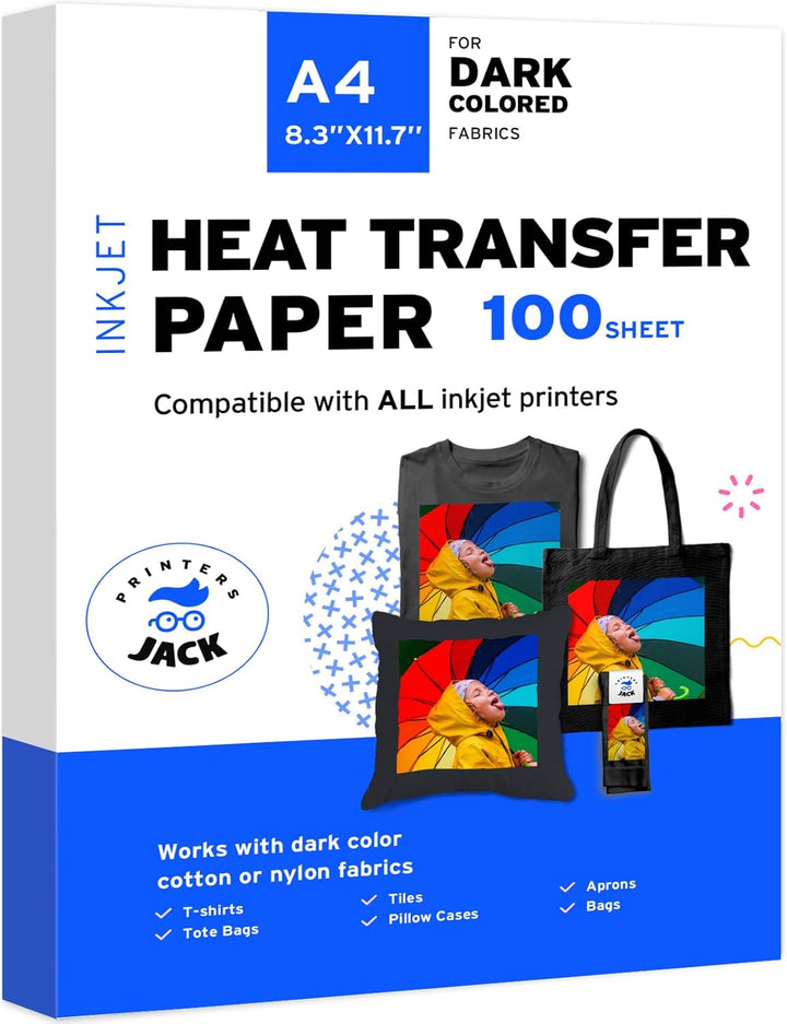 Iron-On Heat Transfer Paper for Dark Fabric