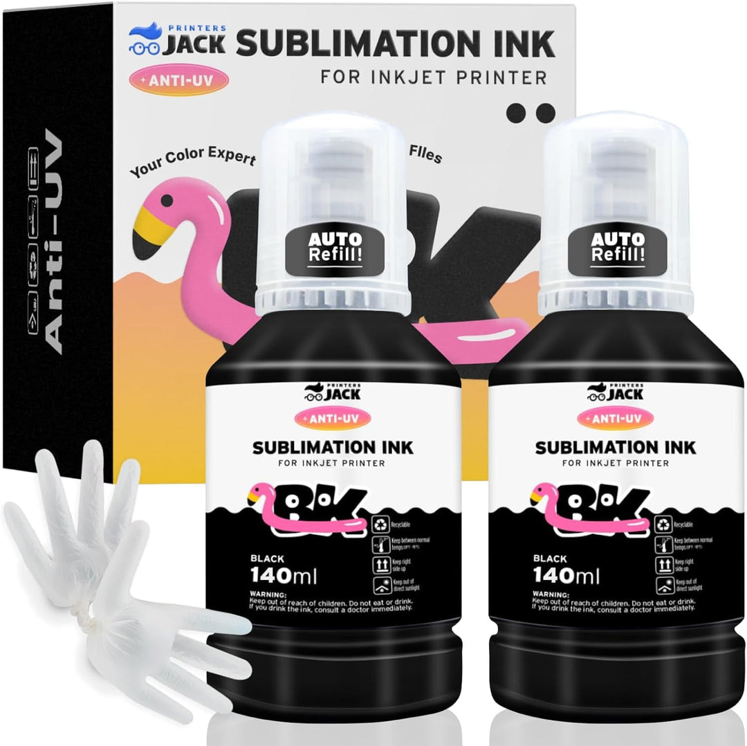 Sublimation Ink for Epson Inkjet Printers - Black