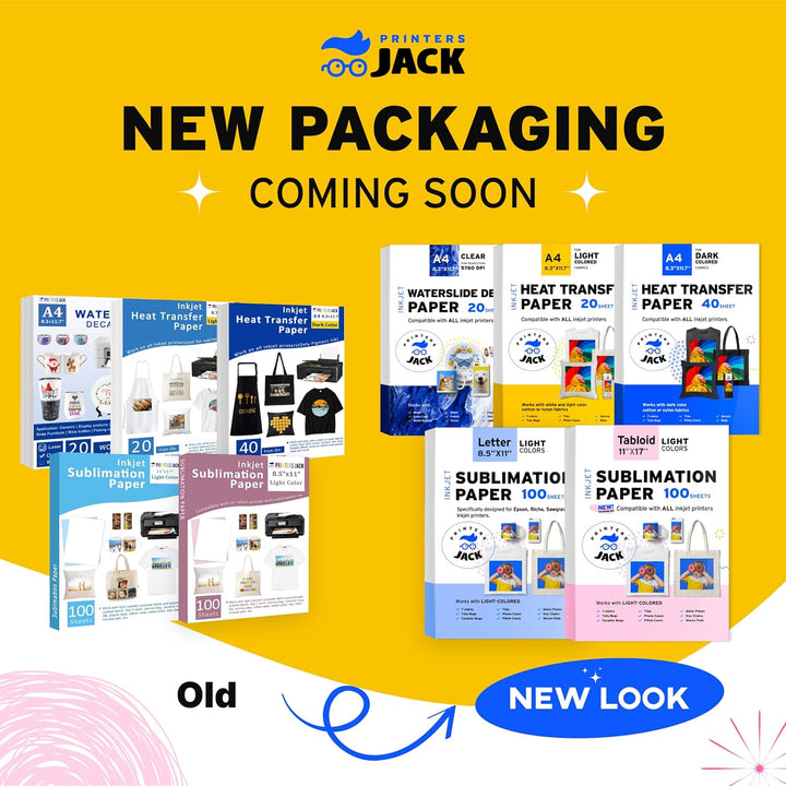 Sublimation Paper for Inkjet Printers - Light Color