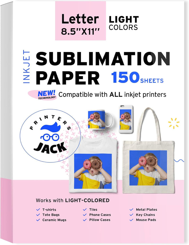 Sublimation Paper for Inkjet Printers - Light Color