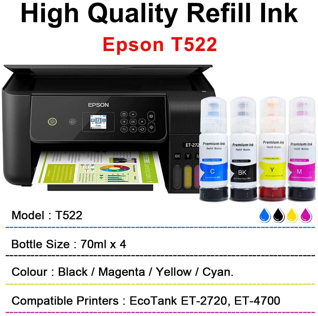 Epson ET-4700 Ink  EcoTank ET-4700 Ink Cartridge