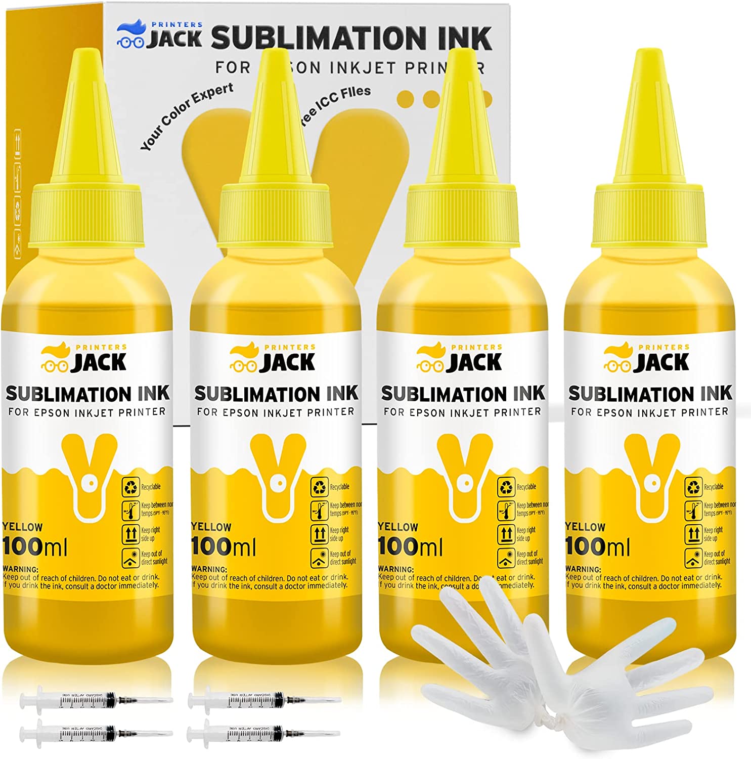 Printers Jack 400ml Sublimation Ink Refill for Eco UAE